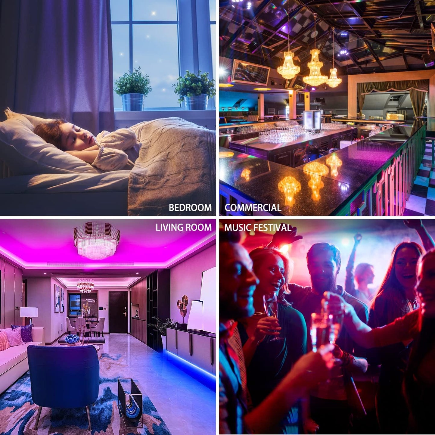 REYLAX Kolorowe żarówki LED RGBW Żarówka E27 10 W, ściemniane żarówki Edison Dual Memory 12 kolorów żarówek LED, bezprzewodowy pilot zdalnego sterowania w zestawie